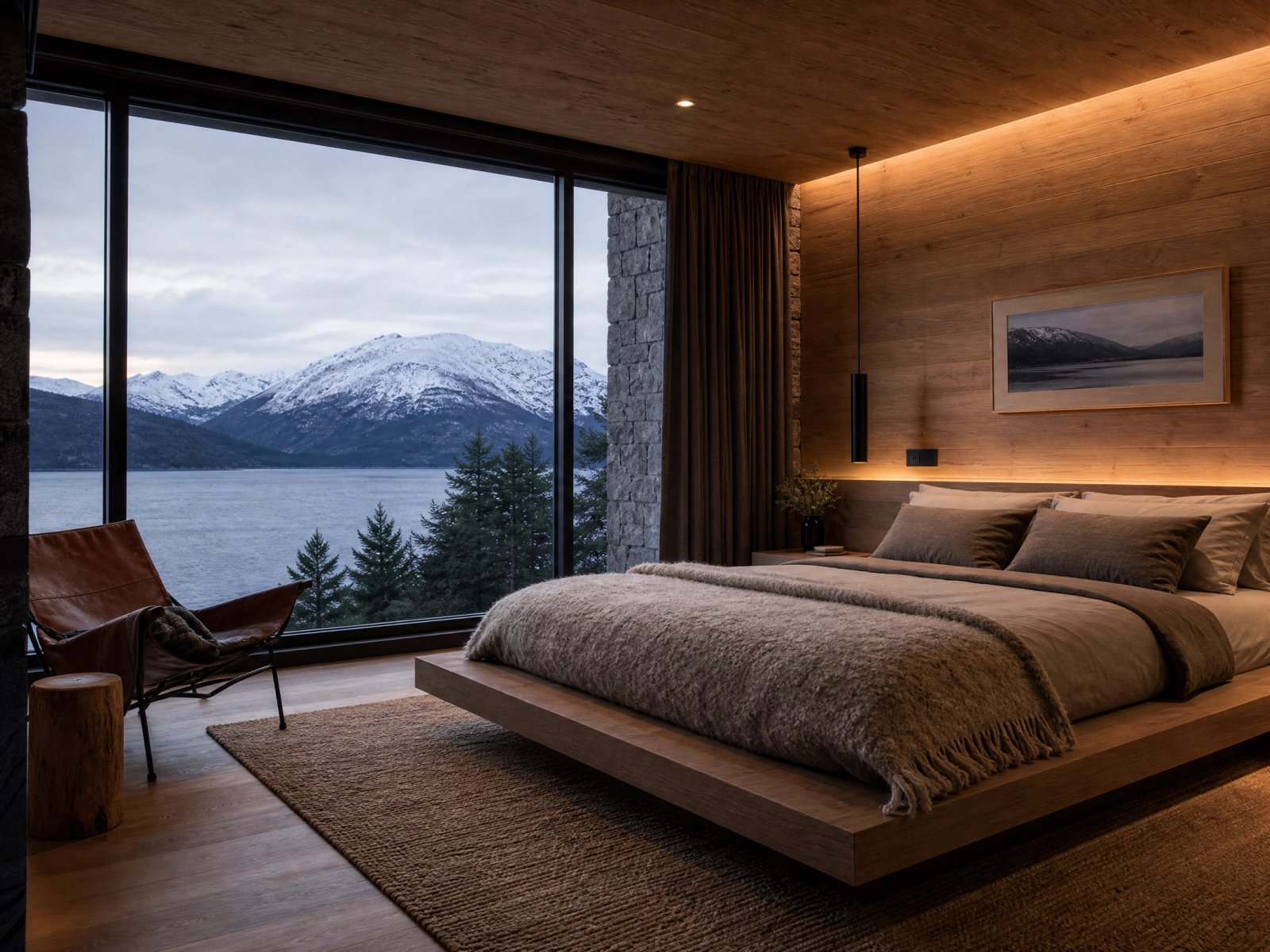 Cabañas — dormitorio